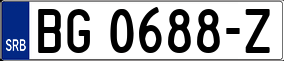Truck License Plate